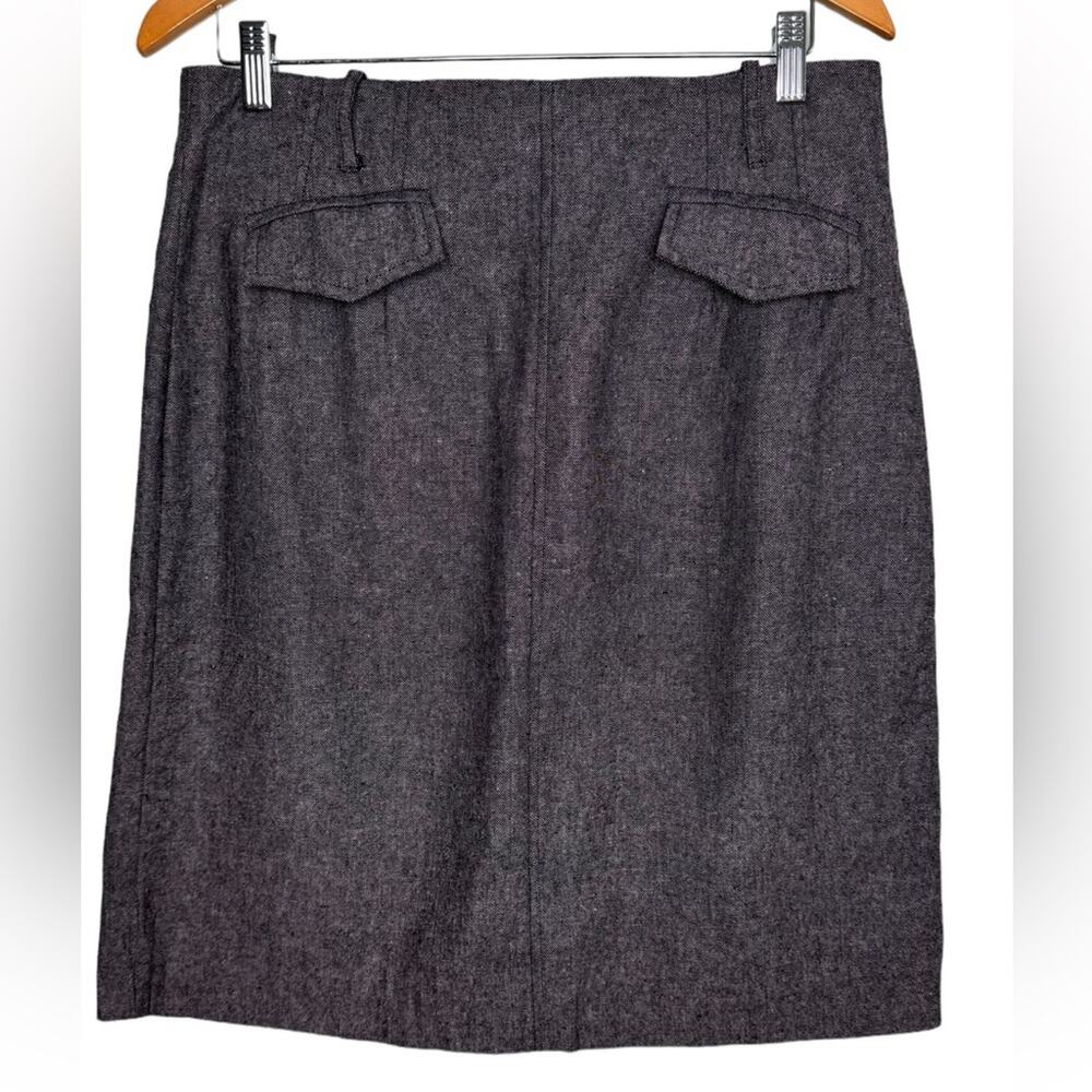 Sandro Grey Skirt Knee Length Size 12